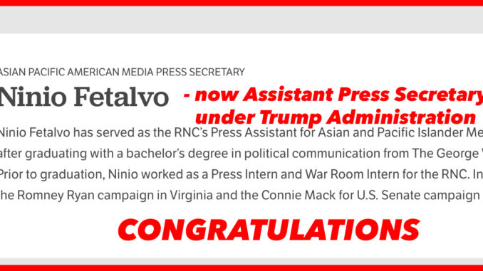 Ninio Fetalvo Ninio Fetalvo- Assistant Press Secretary