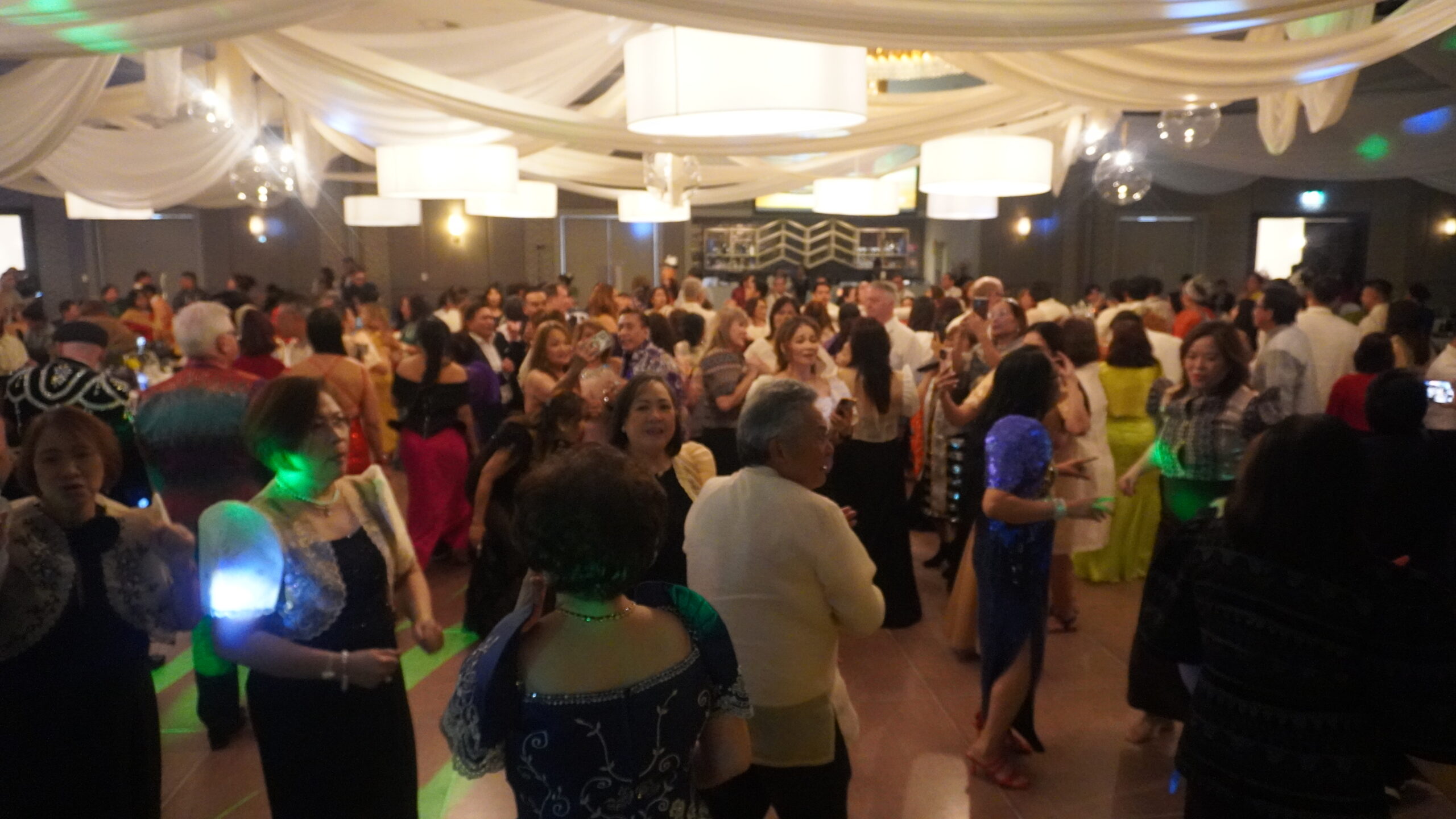 Public dancing on Independence Day event 2025