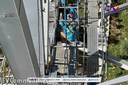 San Juanico Bridge Tacloban Side 23 May 2025 Images from DPWH-8 IMG 13