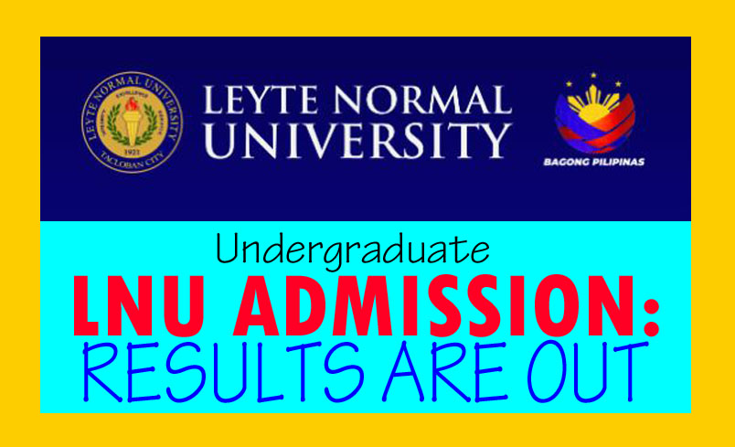 lnu admissions