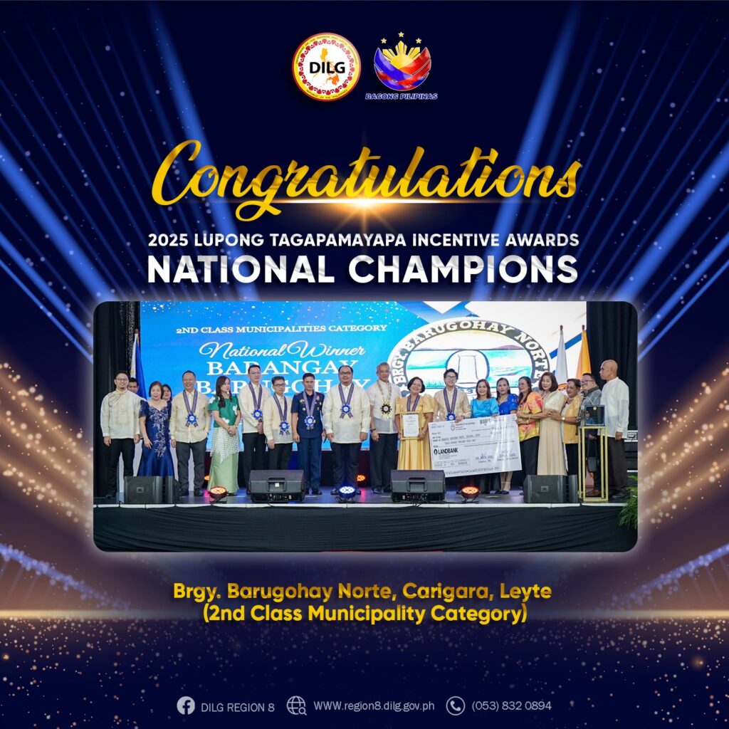 Brgy. Barugohay Norte, Carigara, Leyte -2nd Class Municipality Category - National Champion