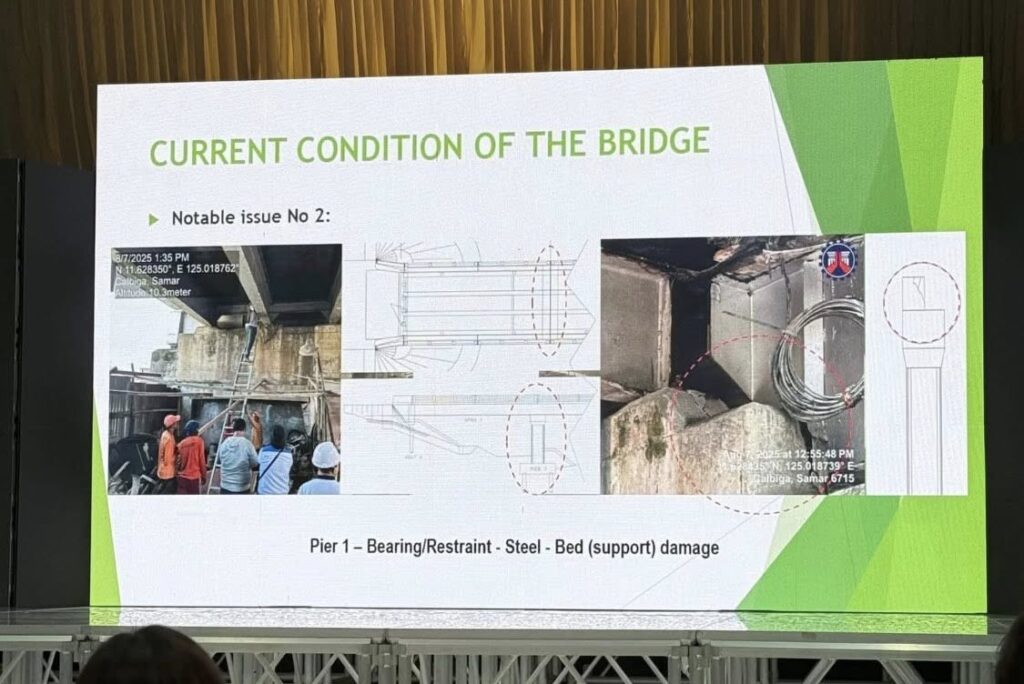 Condition of Calbiga Bridge