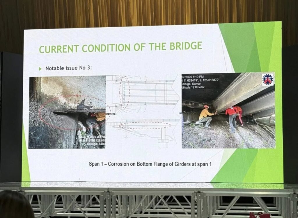Condition of Calbiga Bridge