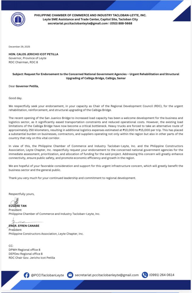 Letter to RDC8 Chairperson Carlos Jericho Petilla