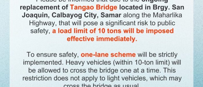 Tangao Bridge San Joaquin Calbayog City Tangao Bridge, San Joaquin Calbayog City