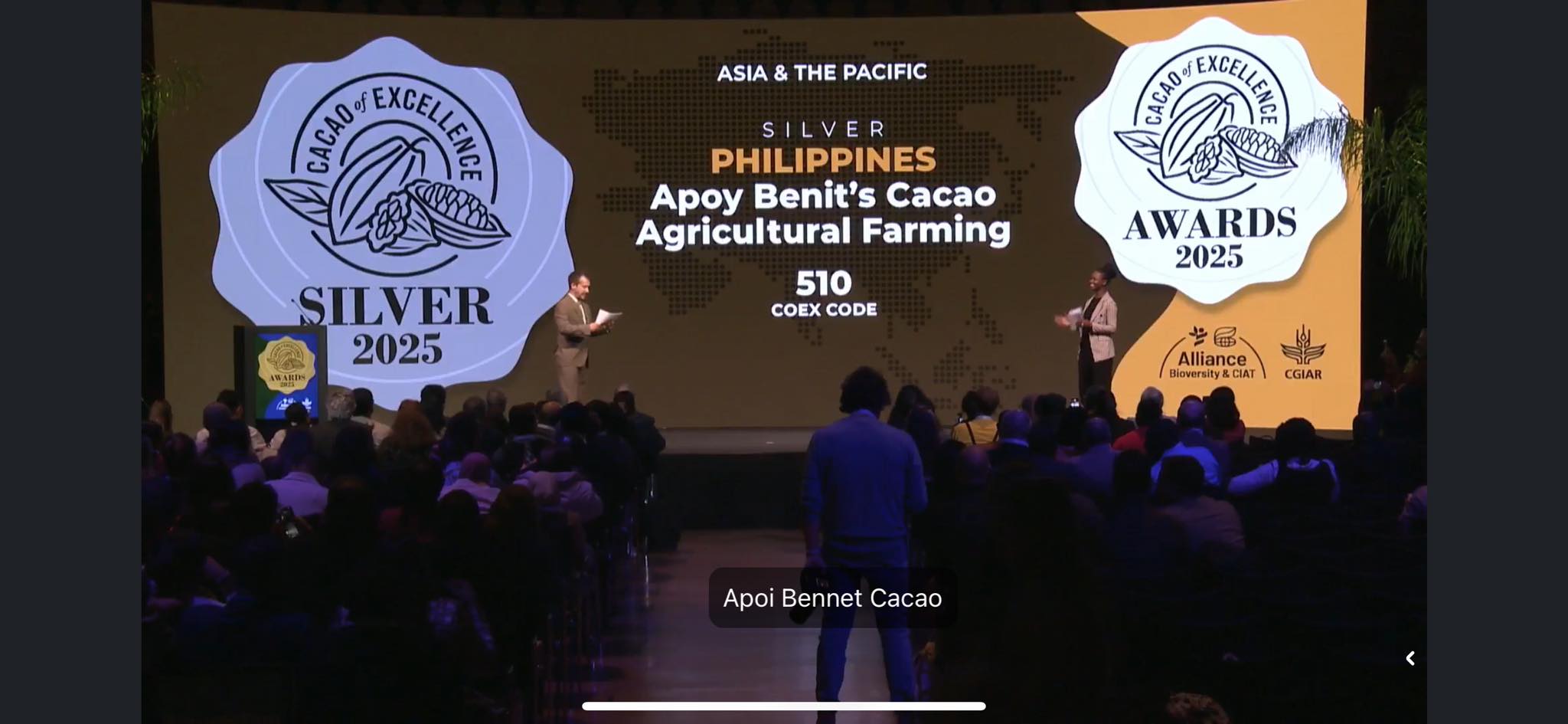 Calbayog City Cacao Farm Wins Silver at Global Cacao of Excellence Awards in Amsterdam