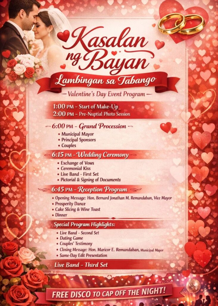 Kasalan ng bayan and lambingan sa Tabango