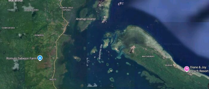 Matarinao Bay Map Matarinao Bay