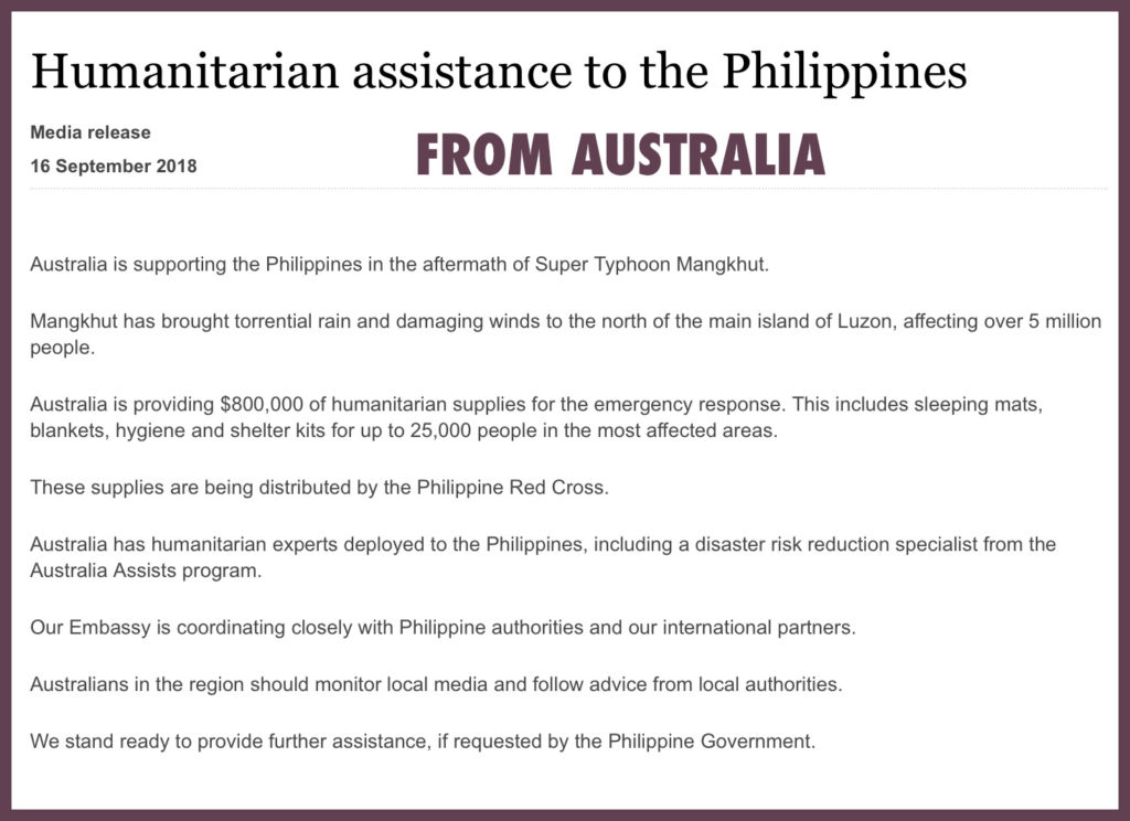 humanitarian assistance
