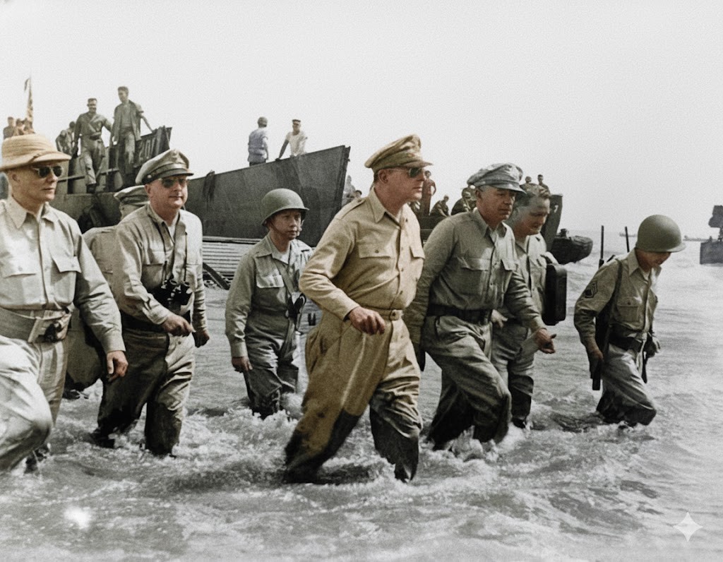 81st leyte gulf landings