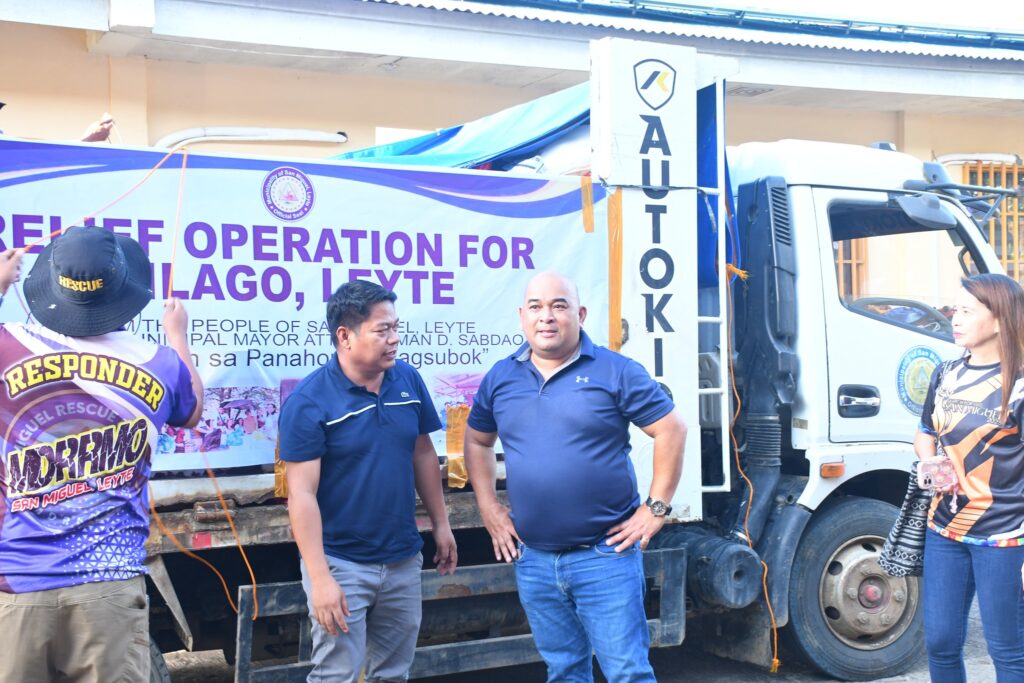 Relief Operation for Silago SL from San Miguel Leyte 