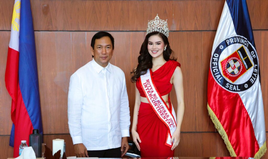 Christina Vanhefflin and Leyte Governor Icot Petilla