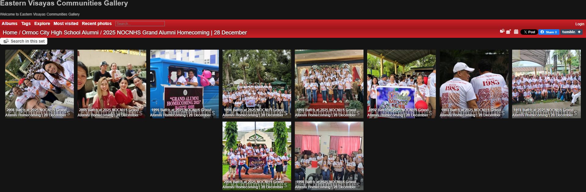 NOCNHS 2025 General Alumni Homecoming Photo Gallery Now Available