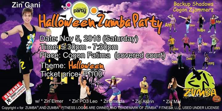 Halloween Zumba Party at Ormoc City