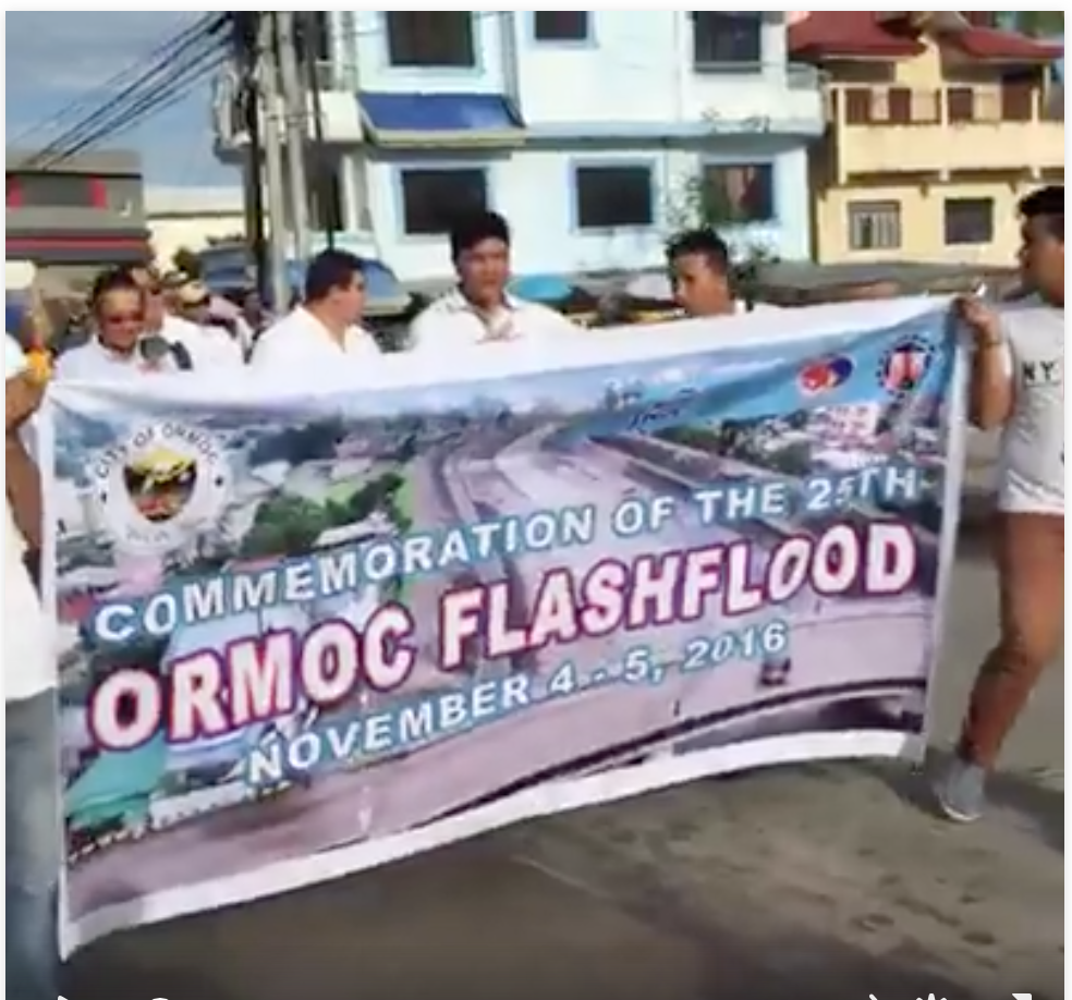 Commemoration of the 25th anniversary of Ormoc City Flash Flood