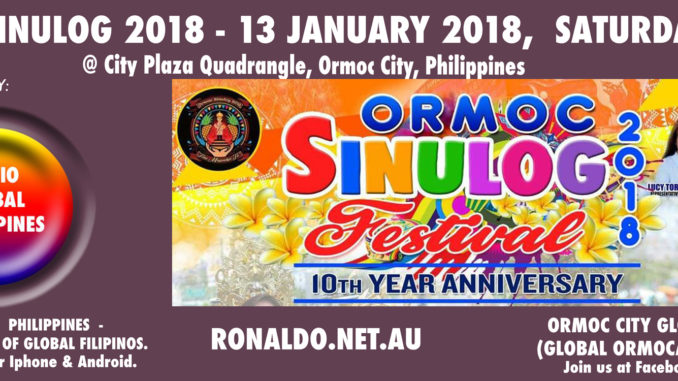 Sinulog Ormoc 2018 on 13 January.