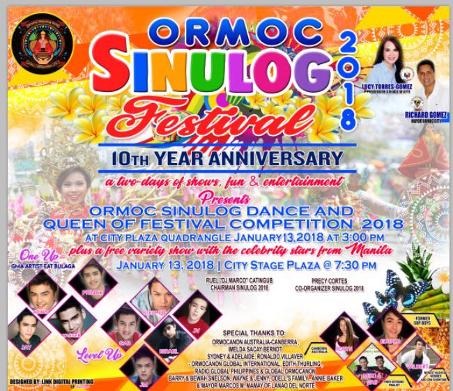 Sinulog Ormoc 2018 on 13 January.