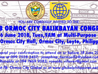 2018 Ormoc Balikbayan Congress