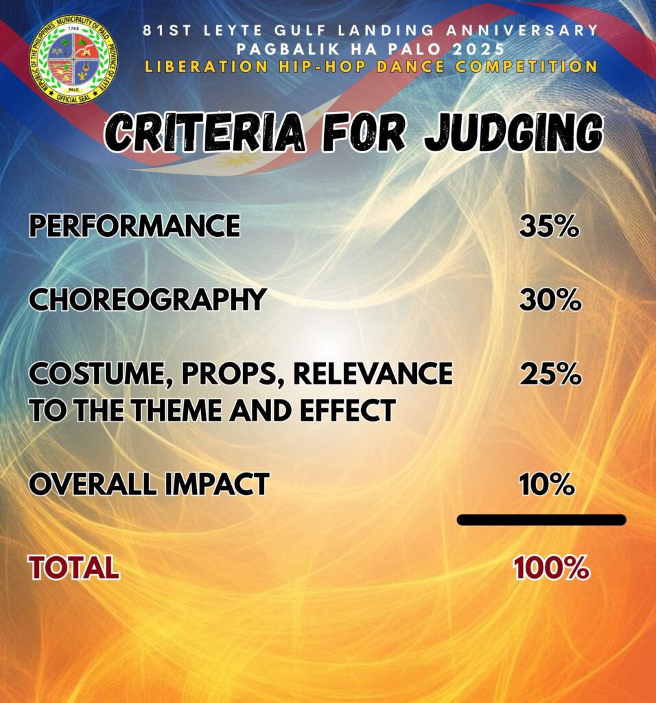 Liberation Hip Hop Dance Competition 2025 to be held on 18 October at Palo, Leyte, Philippines
