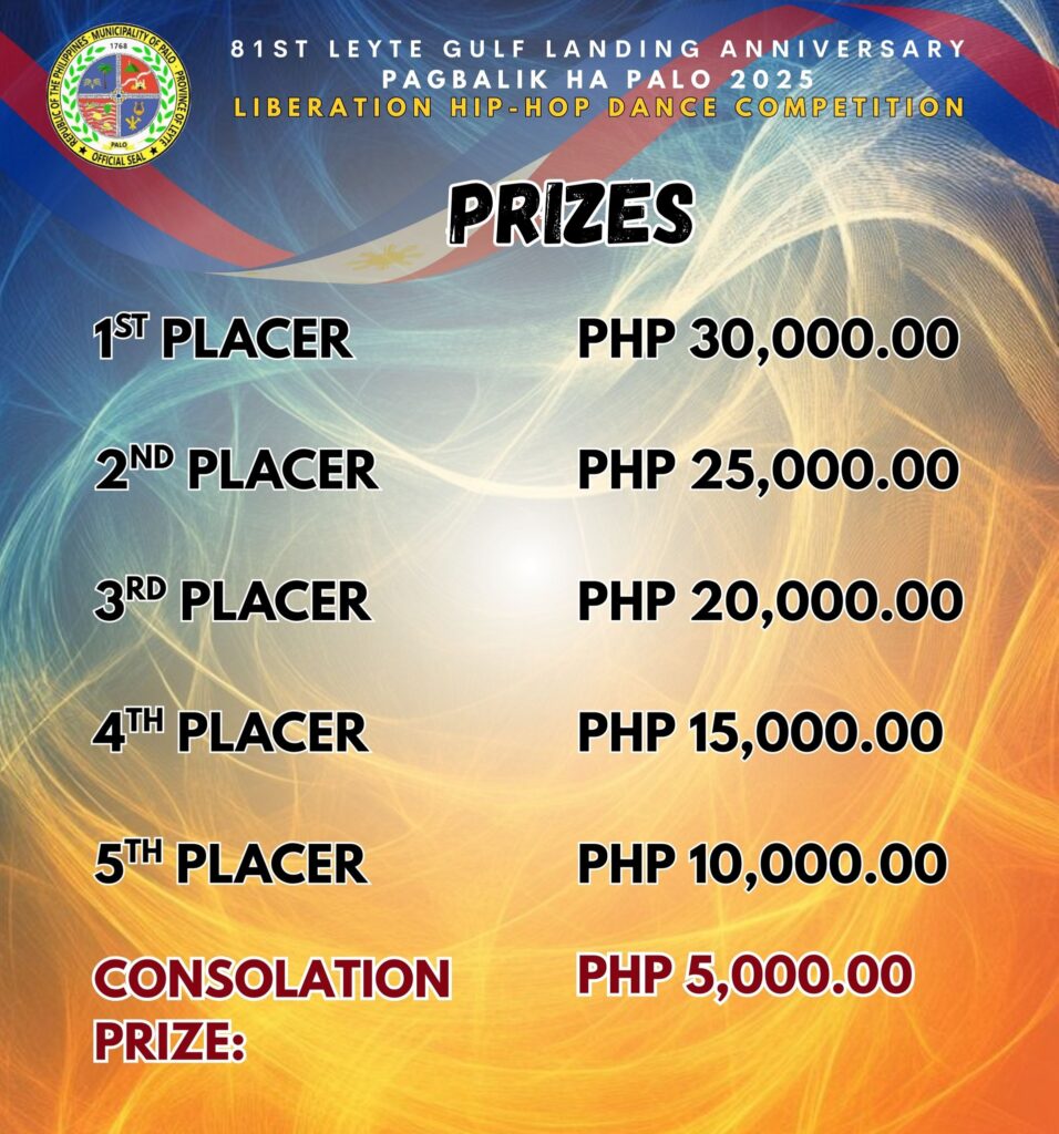 Liberation Hip Hop Dance Competition 2025 to be held on 18 October at Palo, Leyte, Philippines